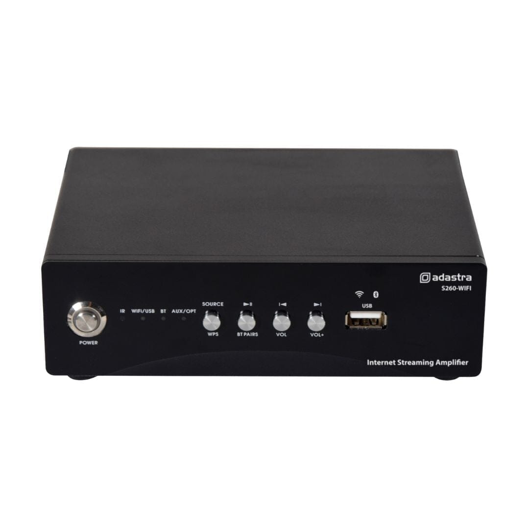 Adastra S260 60W Stereo Amplifier with WiFi & Bluetooth Amplifiers Adastra