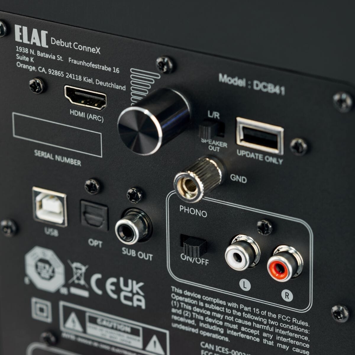 Elac Debut ConneX DCB41 4.5" Active Bookshelf Speakers (Pair) Active Bookshelf Speakers Elac