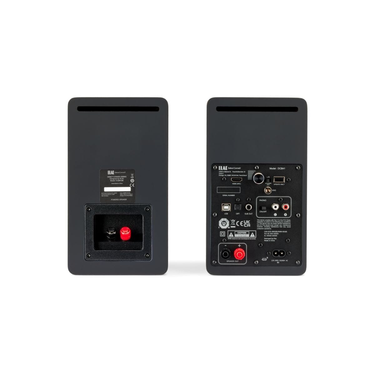 Elac Debut ConneX DCB41 4.5" Active Bookshelf Speakers (Pair) Active Bookshelf Speakers Elac