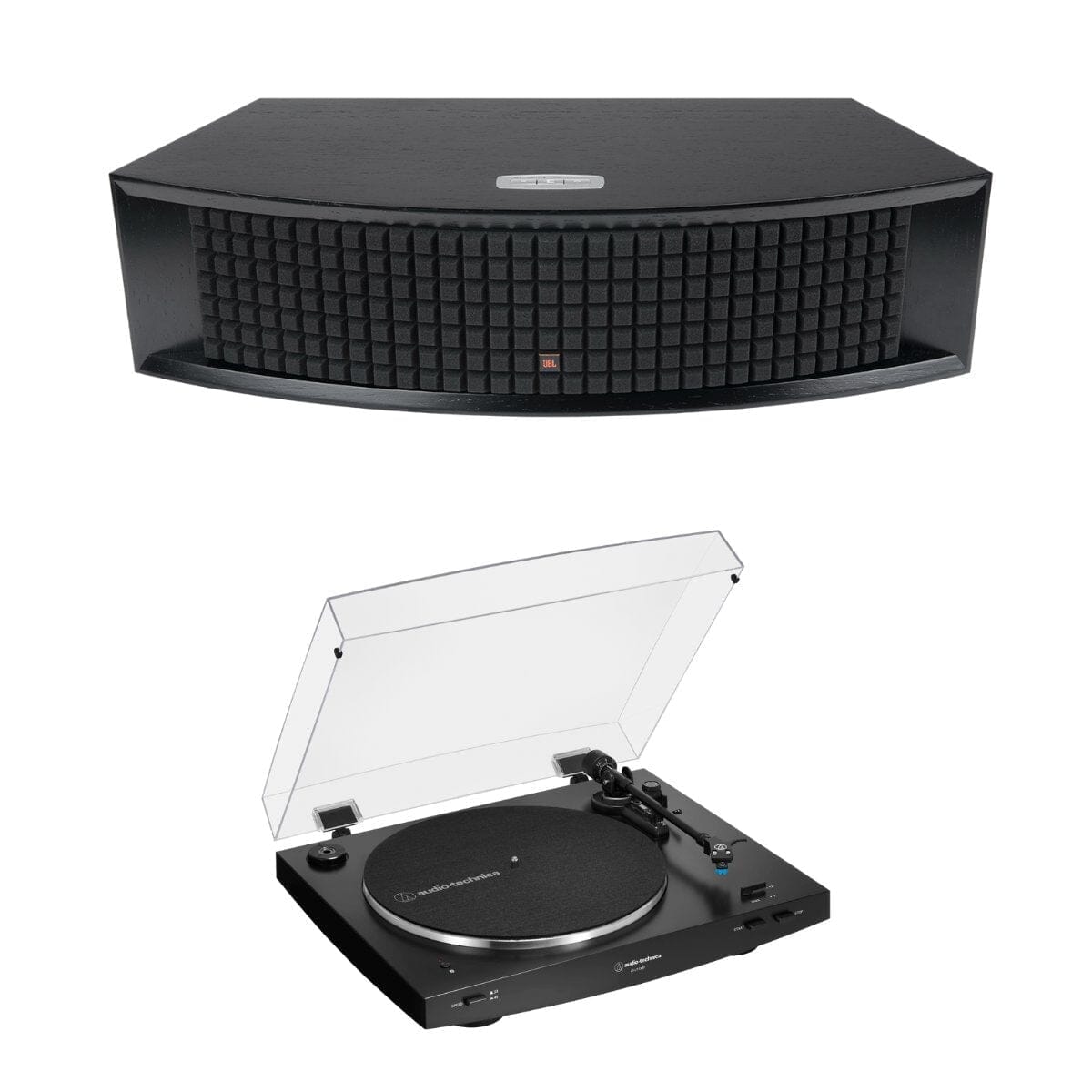 JBL L42 MS 200W Music System + Audio-Technica LP3XBT Bluetooth Turntable Turntable Bundles Audio-Technica Black