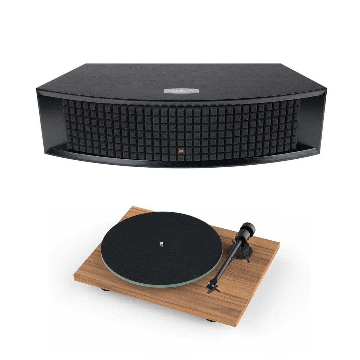 JBL L42 MS 200W Music System + Pro-Ject T1 EVO Phono Turntable Turntable Bundles Pro-Ject Black Walnut