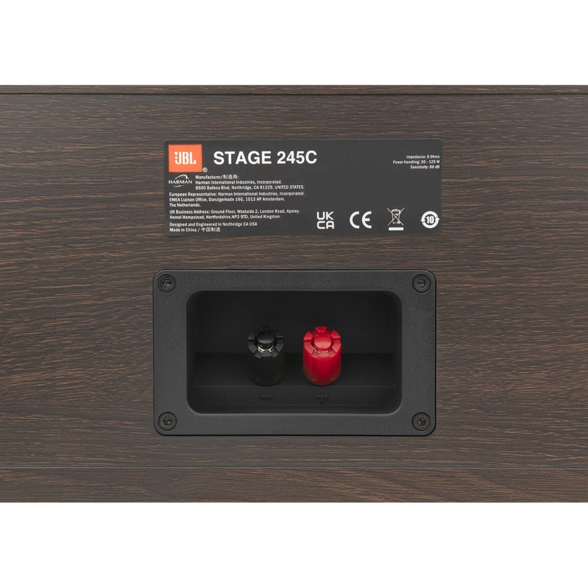 JBL Stage 245C Quad 4.5" Centre Channel Speaker Bookshelf Speakers JBL