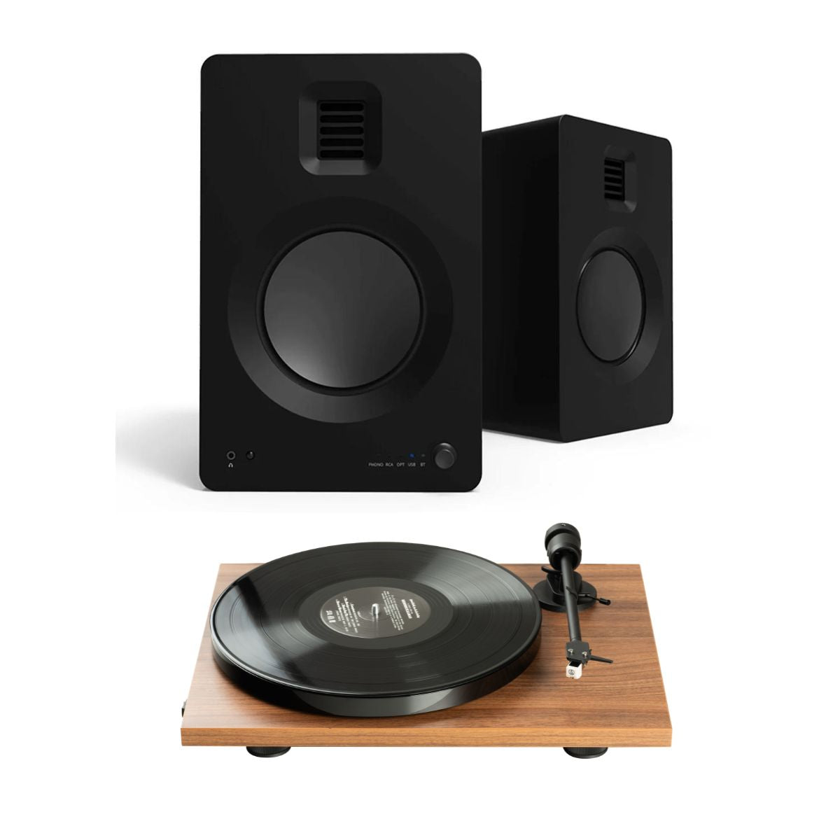 Kanto Audio KA-TUKMW & Pro-Ject E1 Turntable & Speaker Bundle