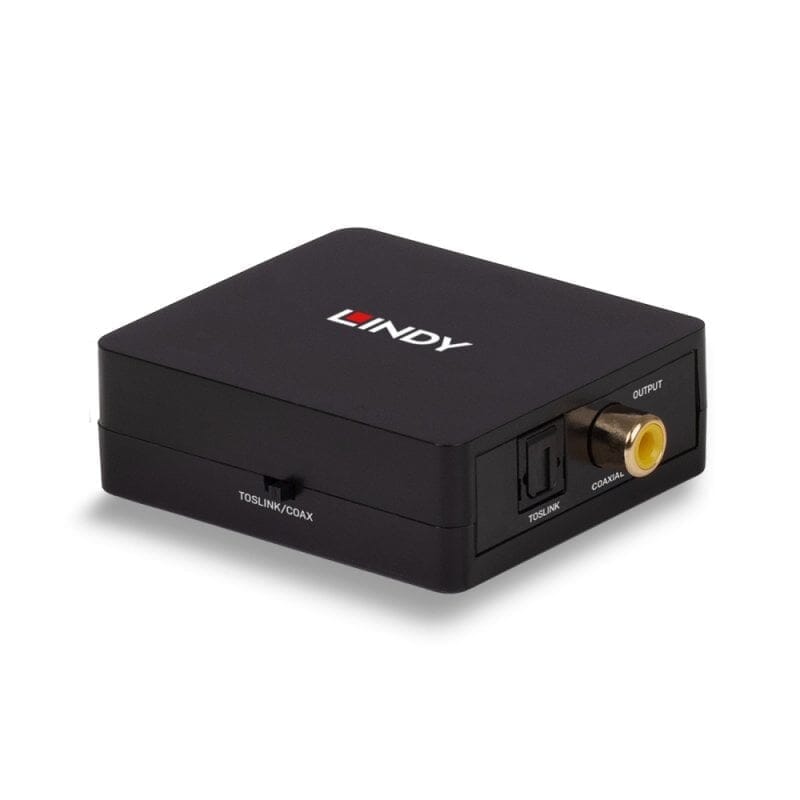 Lindy 2-Way Digital SPDIF (Coaxial / Toslink) Audio Converter Audio Accessories Lindy