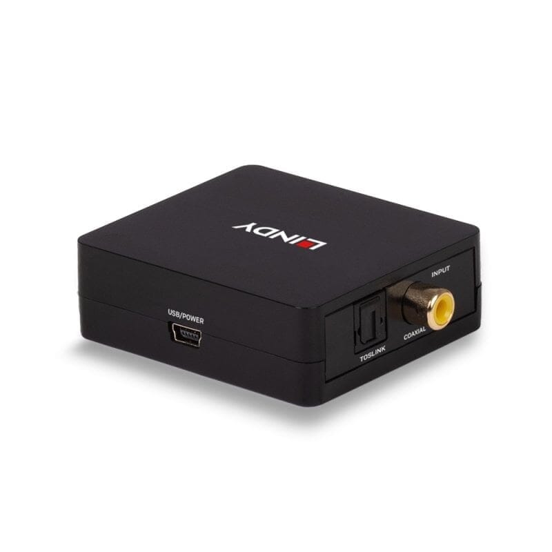 Lindy 2-Way Digital SPDIF (Coaxial / Toslink) Audio Converter Audio Accessories Lindy