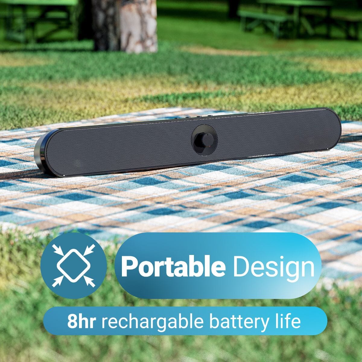 Majority Atlas Bluetooth PC Sound Bar - 20W - Portable Soundbars Majority