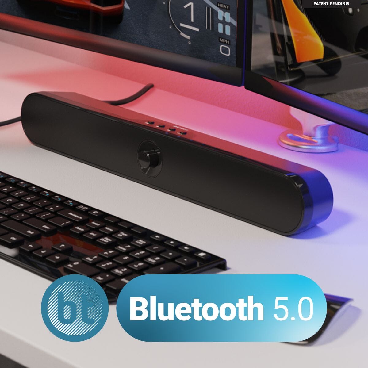 Majority Atlas Bluetooth PC Sound Bar - 20W - Portable Soundbars Majority