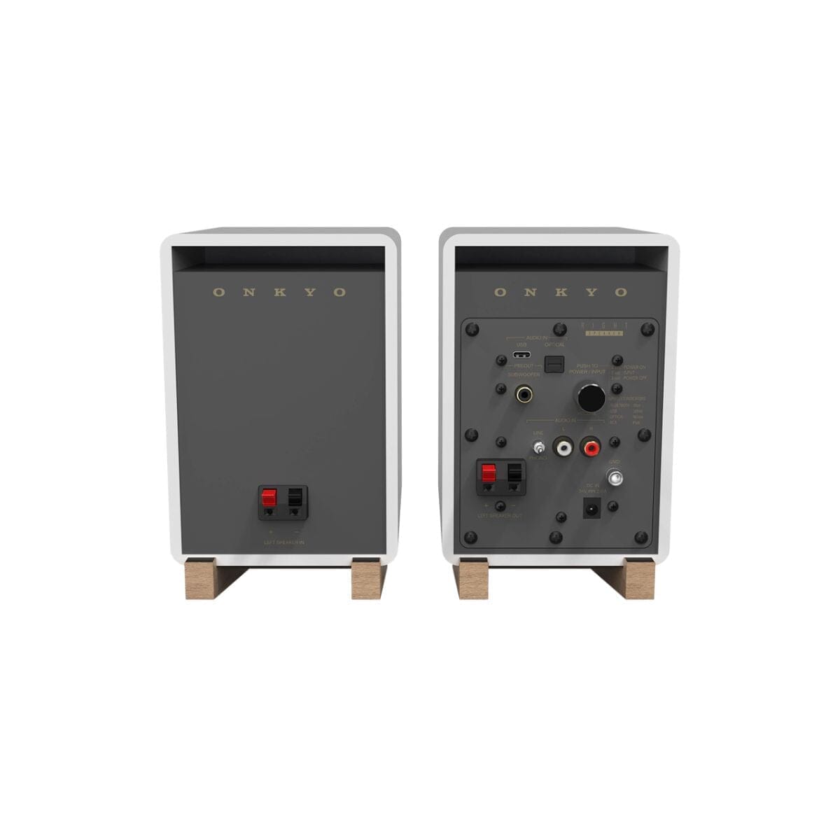 Onkyo GX-10DB Active Bookshelf Speakers - Creator Series Active Speakers Onkyo