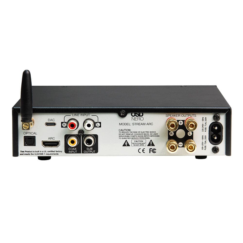 OSD Audio Nero Stream ARC 100W Bluetooth Amplifier with HDMI Amplifiers OSD Audio
