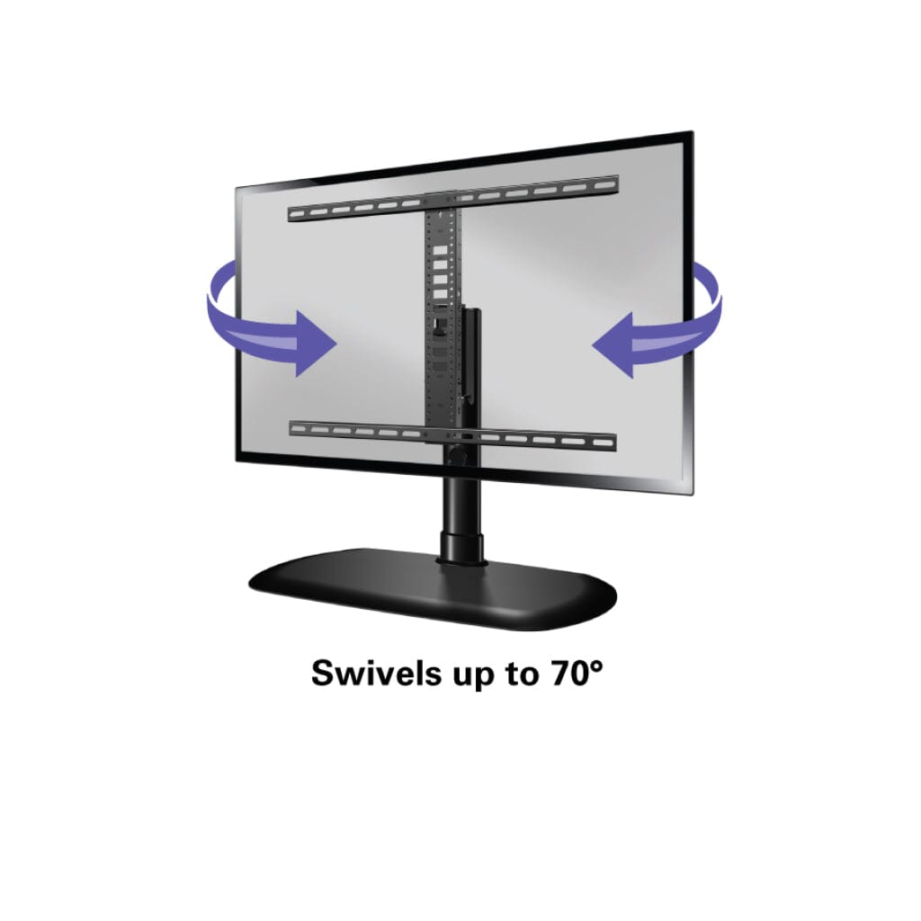 SANUS FTVS1-B2 Swivel TV Base fits most flat-panel TVs 32" - 65” TV Brackets Sanus