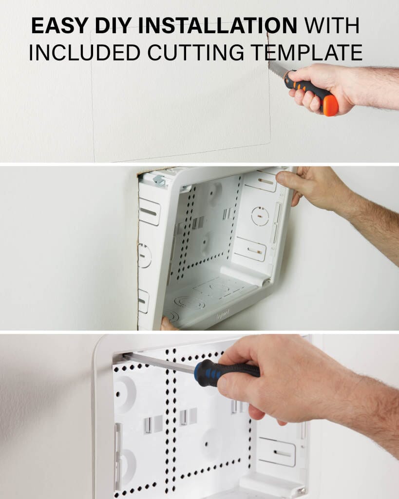 SANUS SA-IWB9 9" TV Media In-Wall Box TV Brackets Sanus