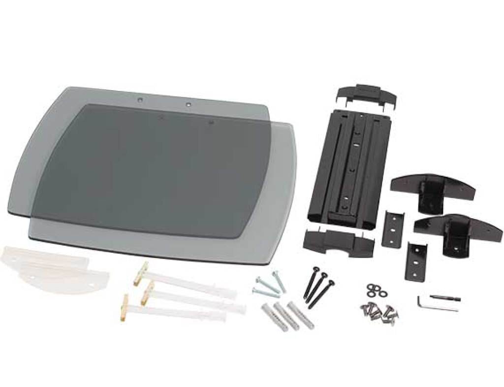 SANUS VF3012-B1 Dual Shelf for Under Wall Mounted TV TV Brackets Sanus