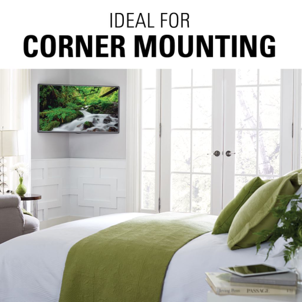 SANUS VMF620-B2 Premium Full-Motion TV Mount, 20" extension, 37"-55" TV Brackets Sanus