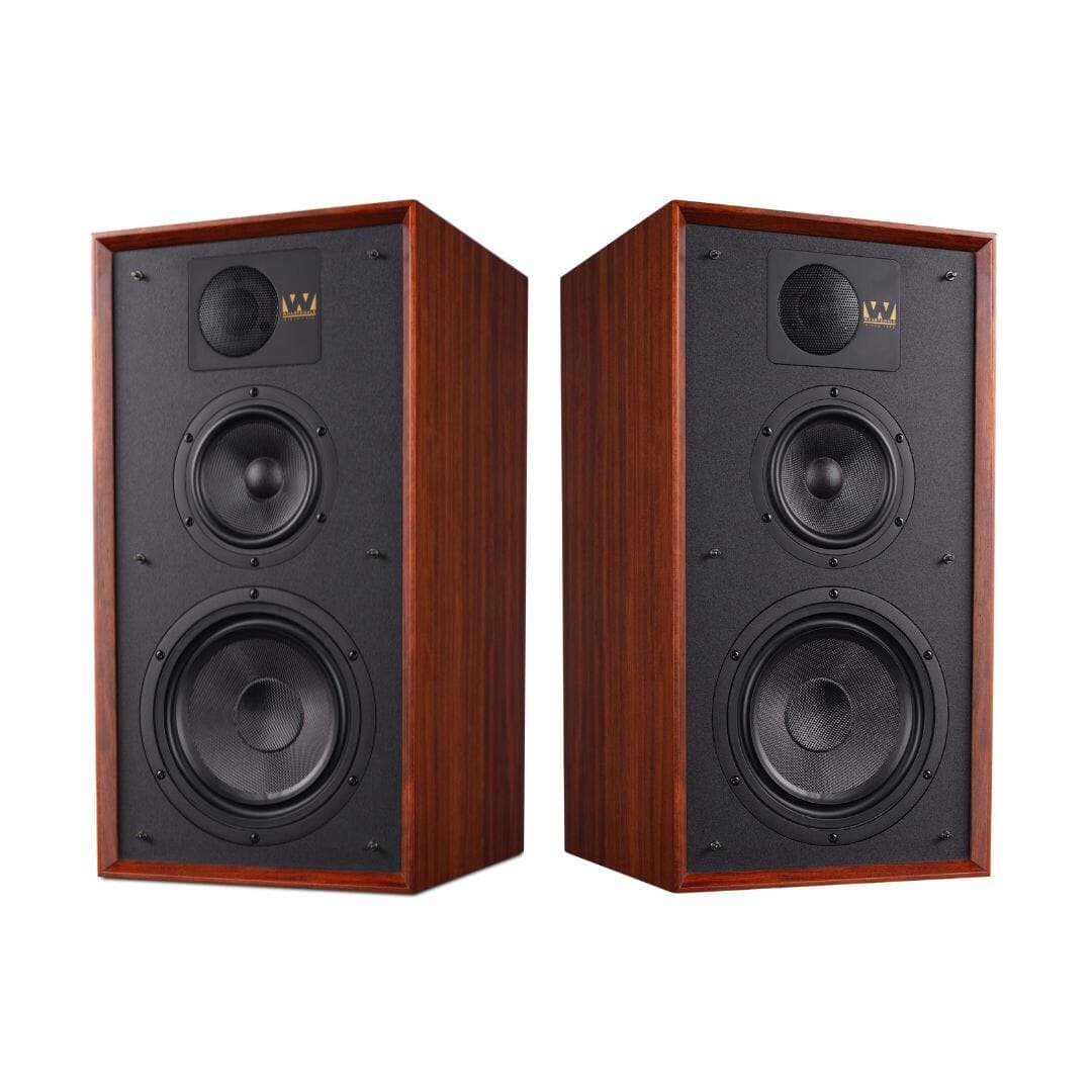 Wharfedale Linton Heritage Speakers + Stands (Pair) Bookshelf Speakers Wharfedale