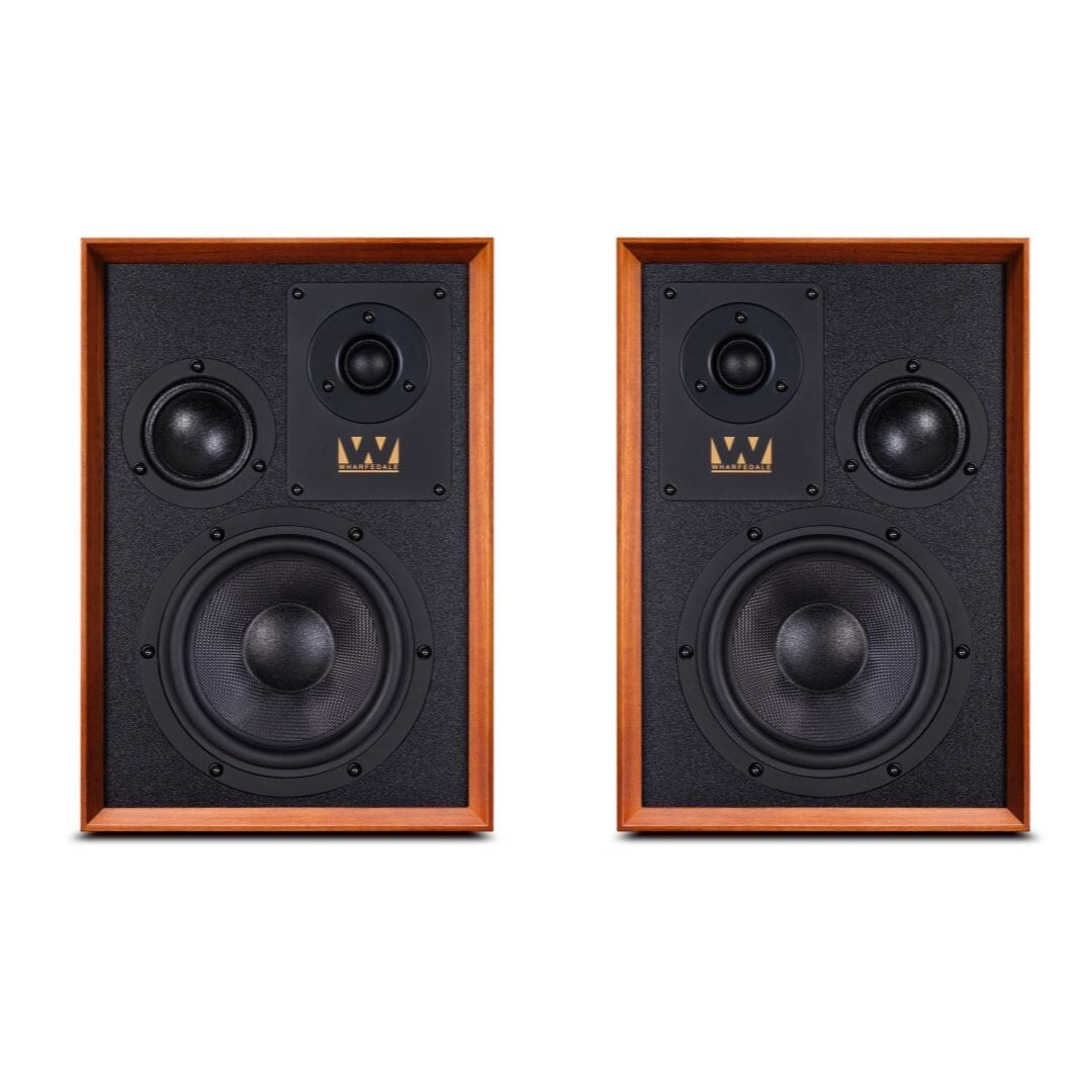 Wharfedale Super Denton Bookshelf Speakers (Pair) Bookshelf Speakers Wharfedale Mahogany