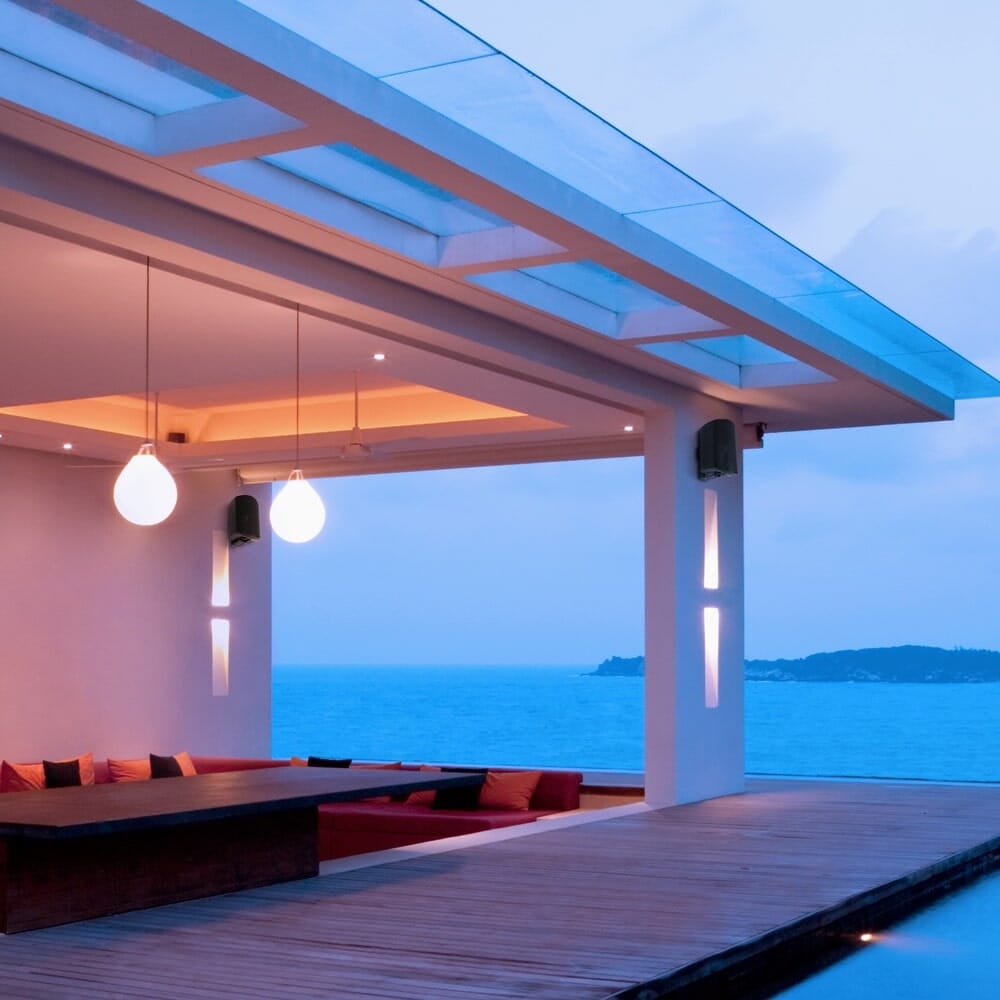 WiiM AMP Wi-Fi & Bluetooth Amplifier + Elipson RAIN 6.5" Outdoor Speakers (Pair) Outdoor Speaker Systems WiiM