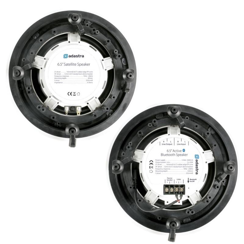 Adastra BCS65S All-In-One 6.5" Bluetooth Ceiling Speakers (Pair) Ceiling Speaker Systems Adastra