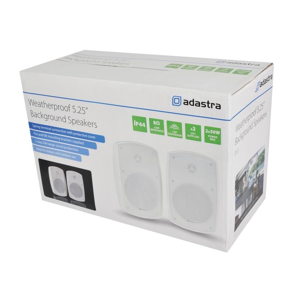 Adastra BH5 Weather Resistant 5.25" Outdoor Speakers (Pair) Custom Install Speakers Adastra