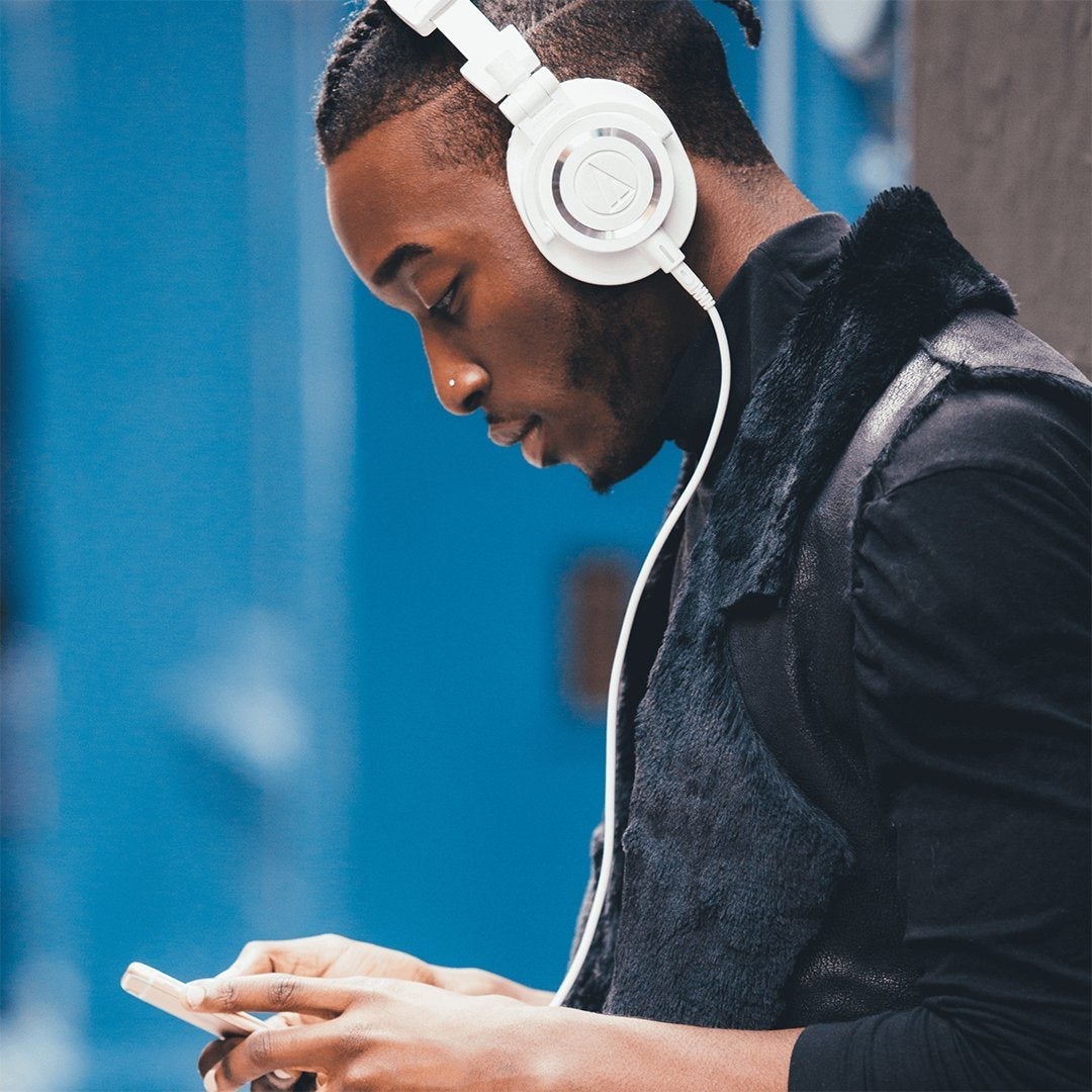 Audio Technica ATH-M50x Professional Over Ear Monitor Headphones Headphones Audio Technica