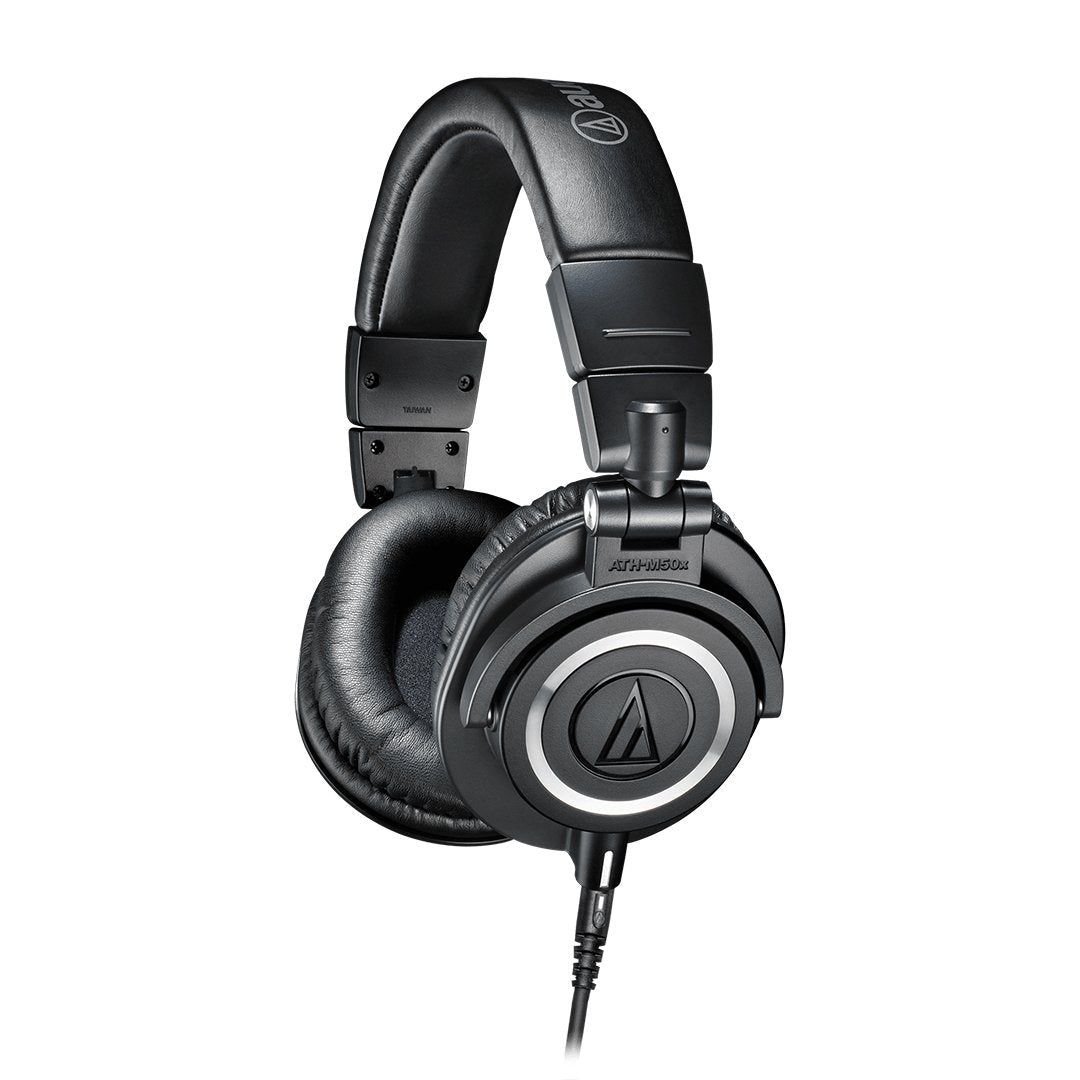 Audio Technica ATH-M50x Professional Over Ear Monitor Headphones Headphones Audio Technica Black