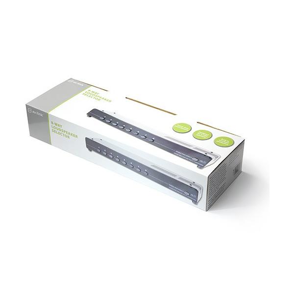 AV Link 8 Way Protected Speaker Selector Switch Audio Accessories AV Link