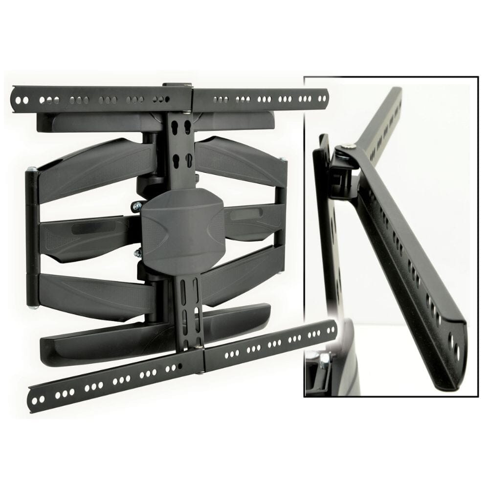 AV Link Full Motion Double Arm TV Wall Bracket for Curved & Flat Screens 32" to 65" TV Brackets AV Link