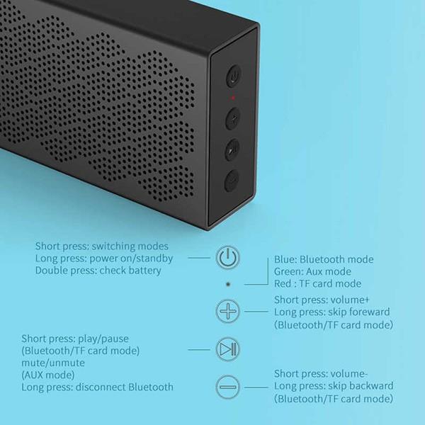 Edifier MP120 Bluetooth 5.0 Portable Speaker with Card Reader & AUX Input Portable Speakers Edifier