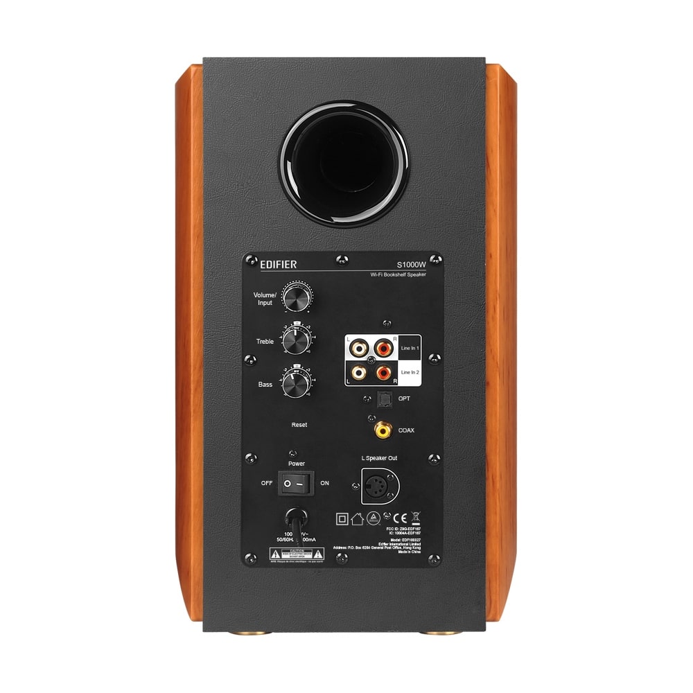 Edifier S1000W Wireless HiFi Bookshelf Speakers with Airplay 2 Active Speakers Edifier