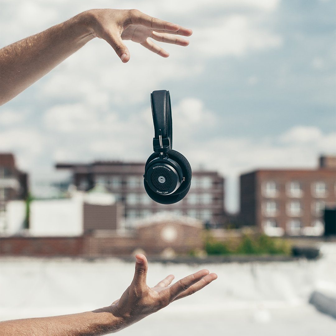 Grado GW100 Wireless Over Ear Open Back Bluetooth Headphones Headphones Grado