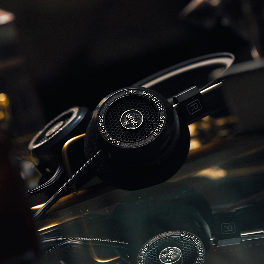 Grado SR80x Prestige Series Wired On-Ear Open Back Headphones Headphones Grado