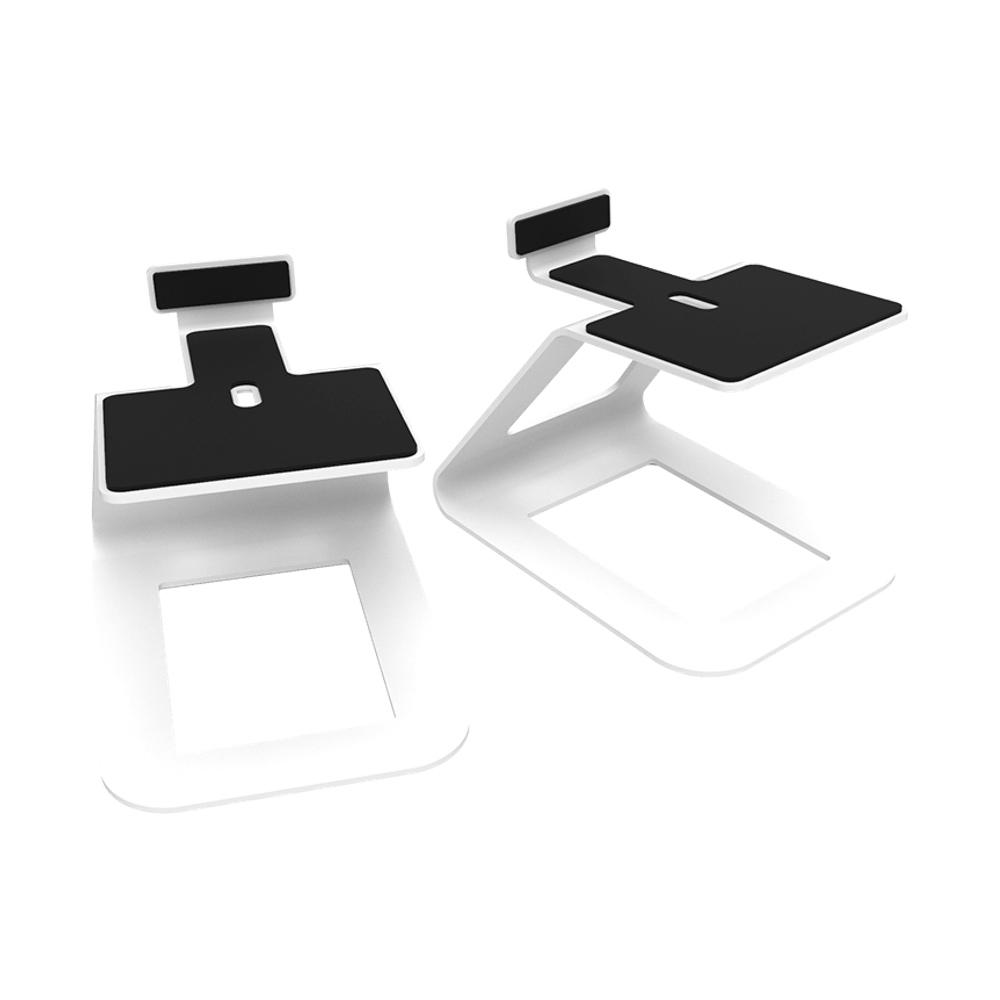 Kanto Audio SE6 Desktop Speaker Stands for Large Speakers (Pair) Speaker Brackets & Stands Kanto Audio White