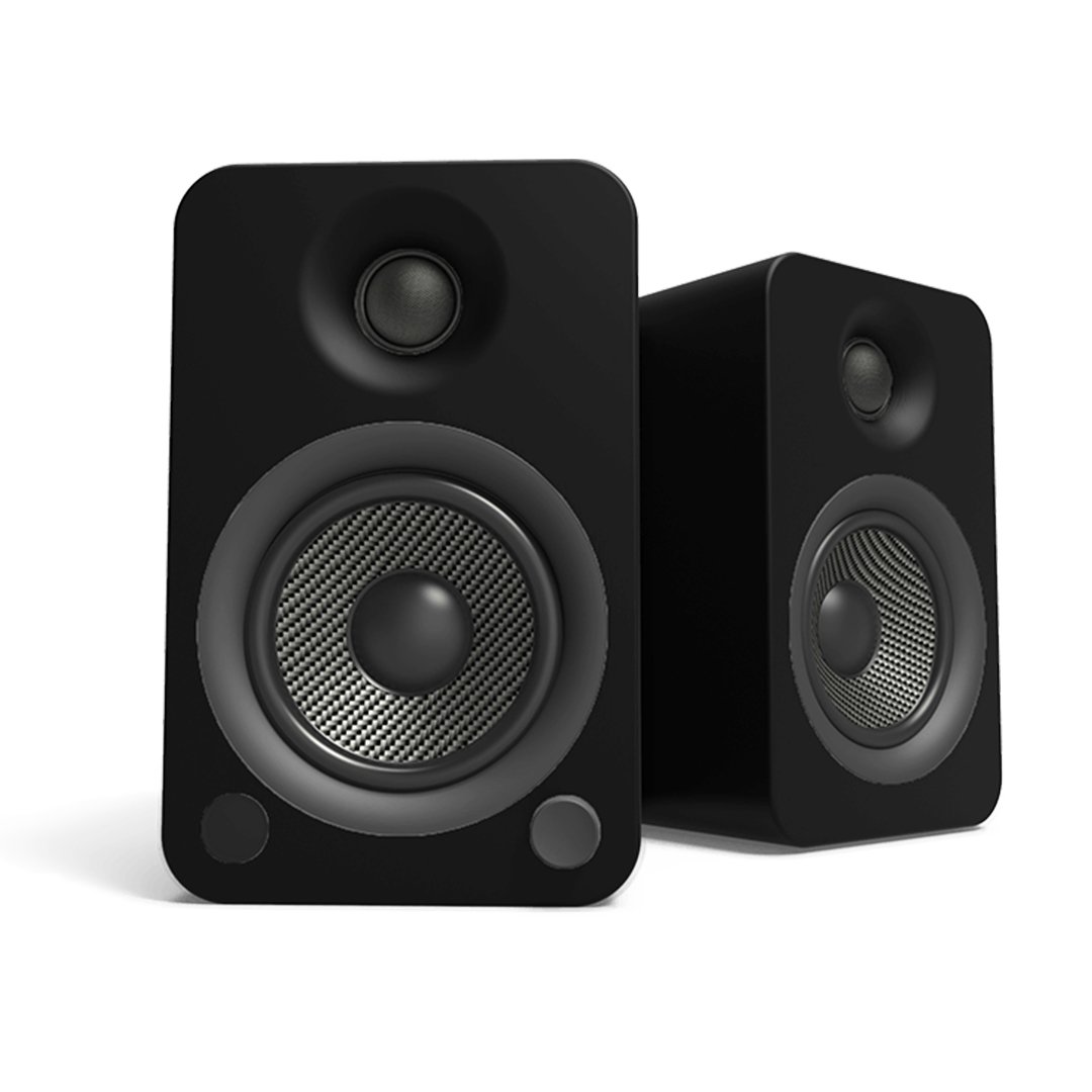 Kanto Audio YU4 Active Bookshelf Speakers with Bluetooth (Pair) Active Speakers Kanto Audio Black