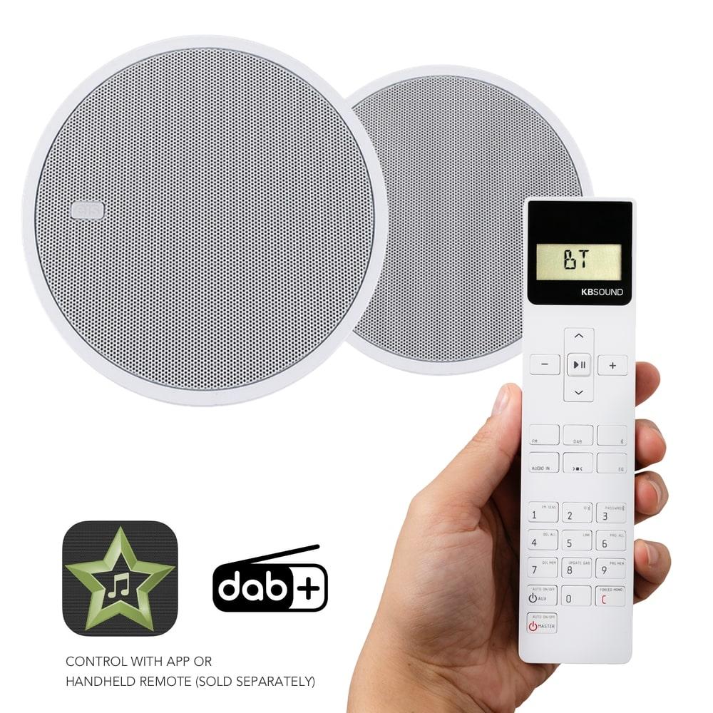 KB Sound Select Star DAB/FM Radio & Bluetooth 5" Ceiling Speaker System Ceiling Speaker Systems KB Sound Yes Please