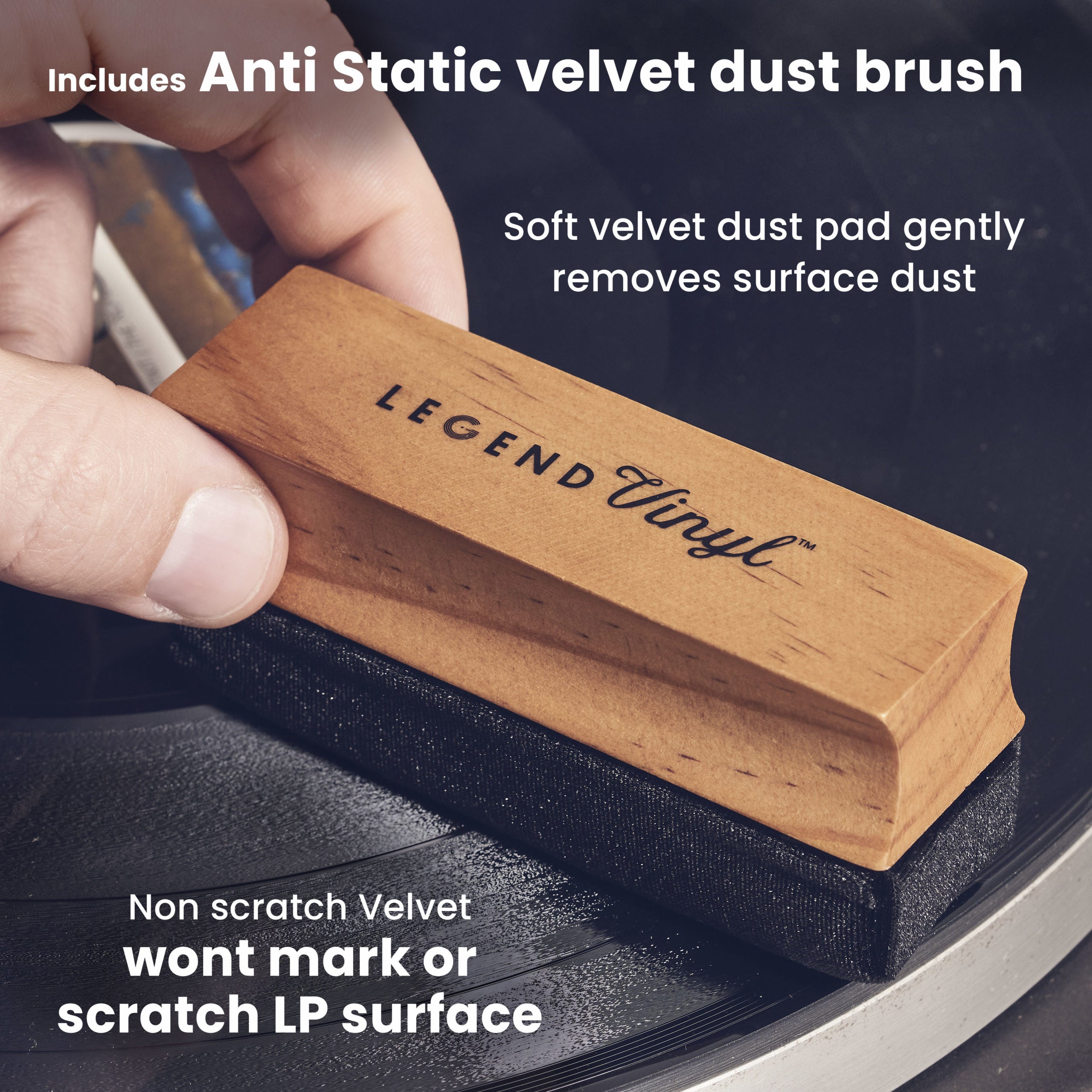 Legend Vinyl Complete Care Vinyl Cleaning Kit Turntable Accessories Legend Vinyl