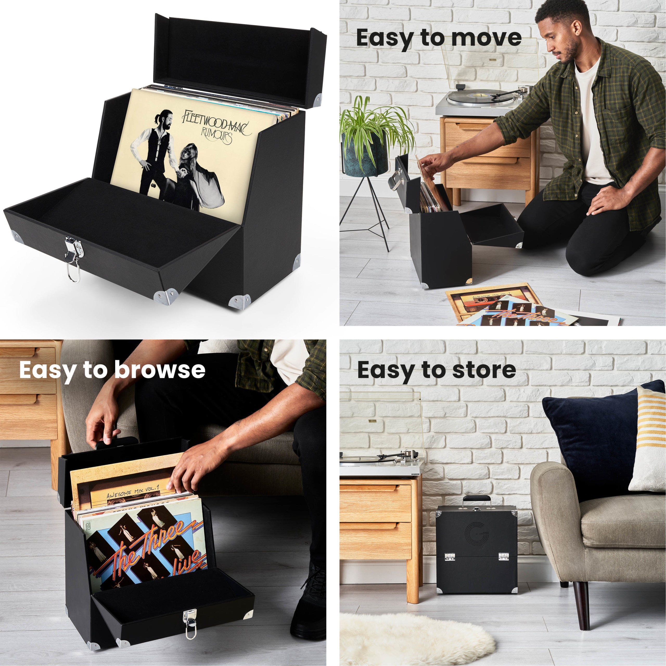 Legend Vinyl LP Storage Case Turntable Accessories Legend Vinyl