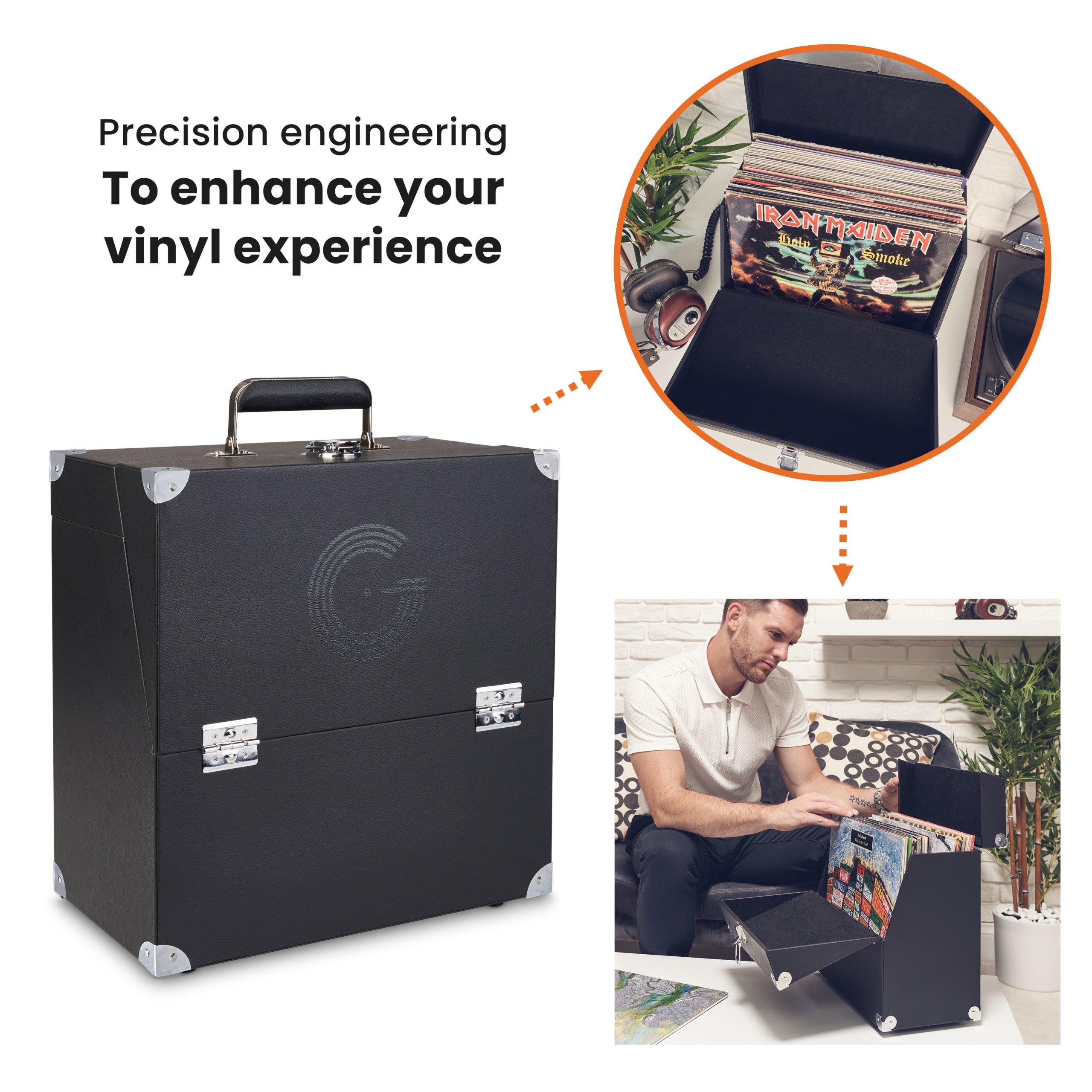 Legend Vinyl LP Storage Case Turntable Accessories Legend Vinyl