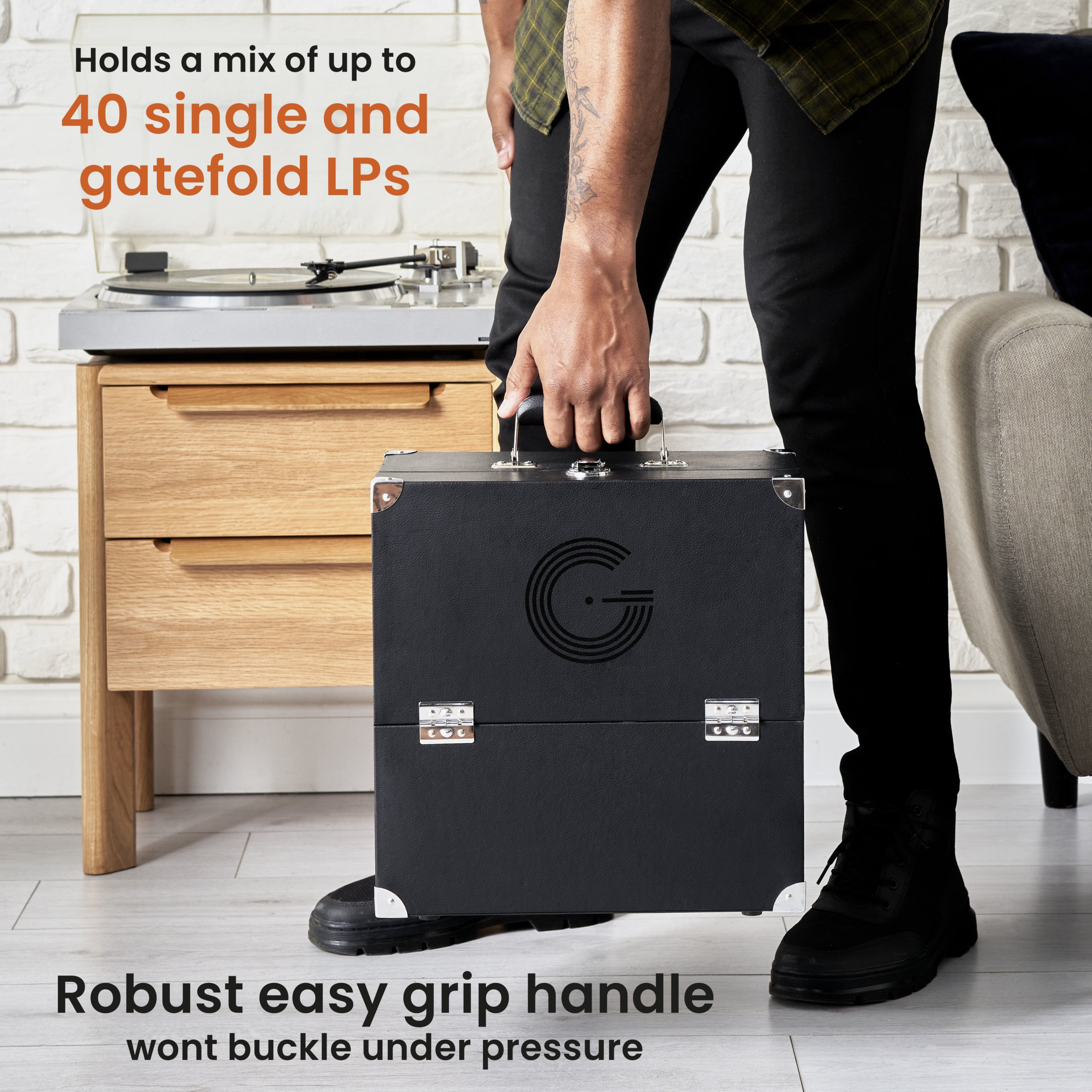 Legend Vinyl LP Storage Case Turntable Accessories Legend Vinyl