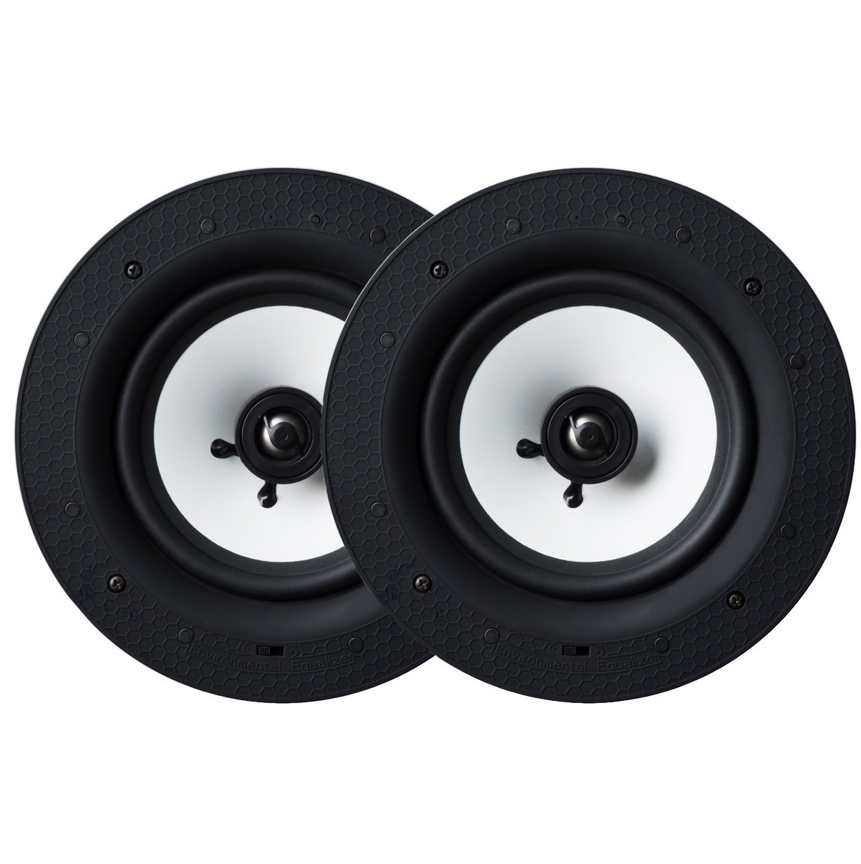 Lithe Audio 6.5" 2 Way Passive IP44 Waterproof Ceiling Speakers (Pair) Custom Install Speakers Lithe Audio
