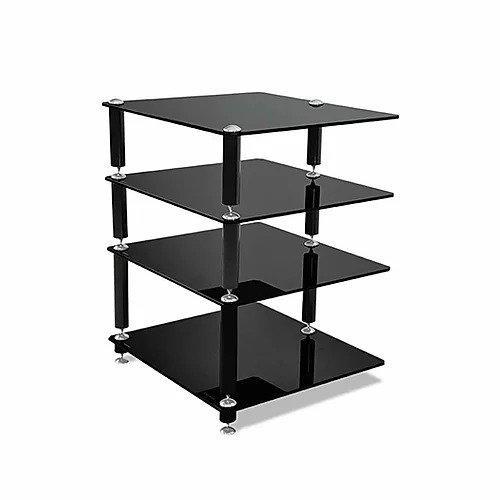 Norstone Bergen 2 HiFi Stand - Black AV Furniture Norstone