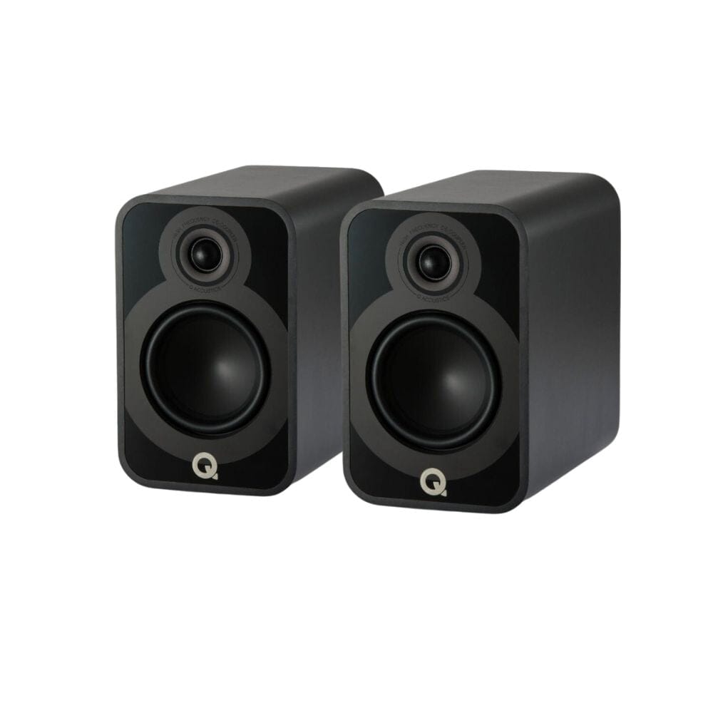 Q Acoustics 5020 Bookshelf Speaker - Pair Bookshelf Speakers Q Acoustics Black