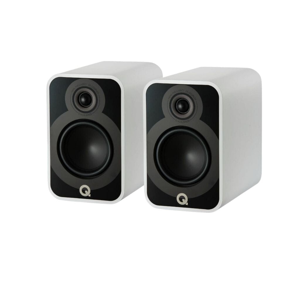 Q Acoustics 5020 Bookshelf Speaker - Pair Bookshelf Speakers Q Acoustics Satin White