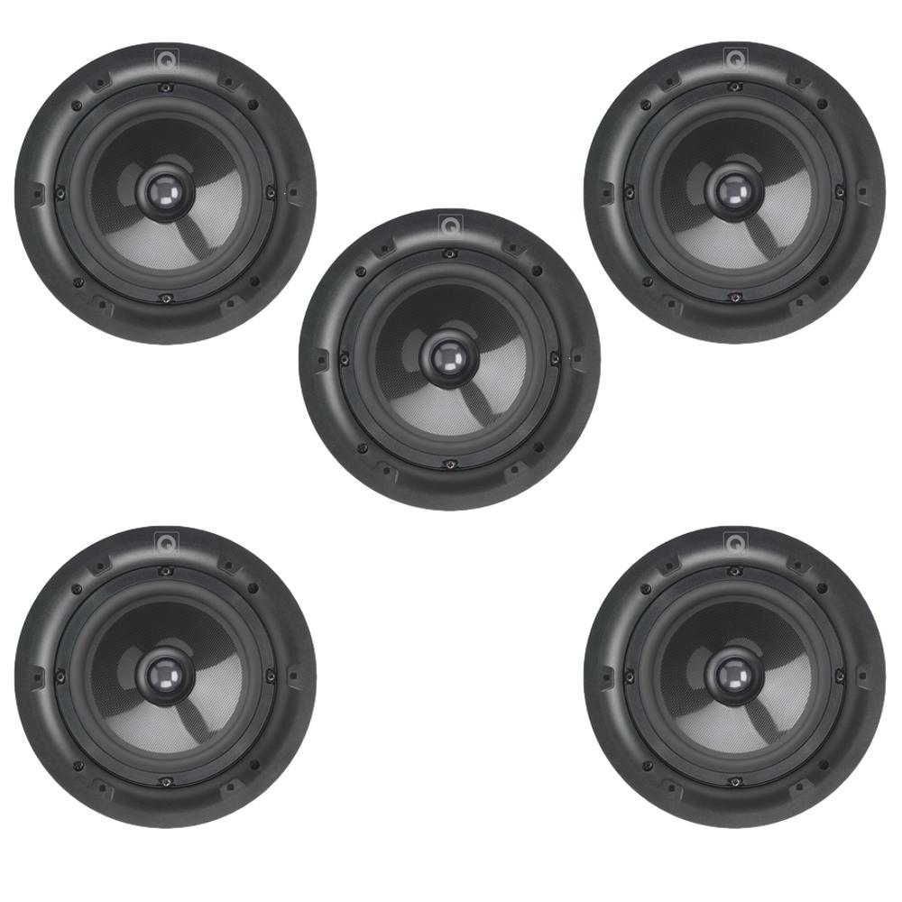 Q Install 5.0 Home Cinema 8" Ceiling Speaker System - 5 x QI80P Home Cinema Systems Q Install