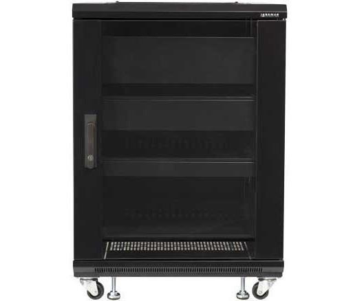 Sanus CFR2115 34" Tall 15U Component AV with Shelves AV Racks Sanus