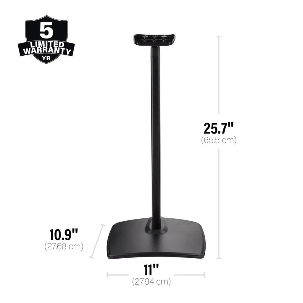 Sanus Height Adjustable Speaker Stand for Sonos Era 300™ - Single Speaker Brackets & Stands Sanus
