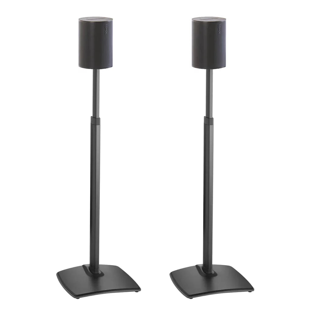 Sanus Height Adjustable Speaker Stands for Sonos Era 100™ - Pair Speaker Brackets & Stands Sanus Black