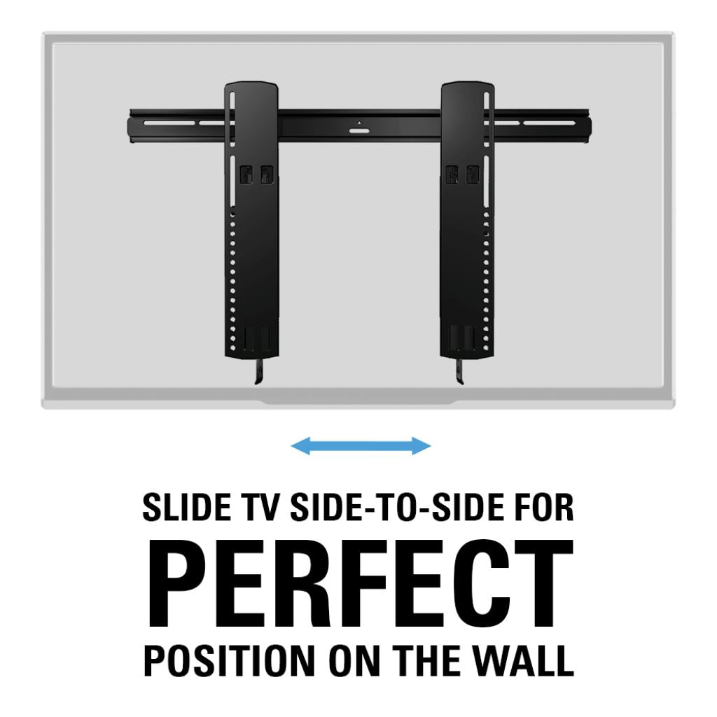 Sanus VLT16 Super Slim Tilting Wall Mount for 51″–80″ Flat Panel TVs up to 57Kg TV Brackets Sanus