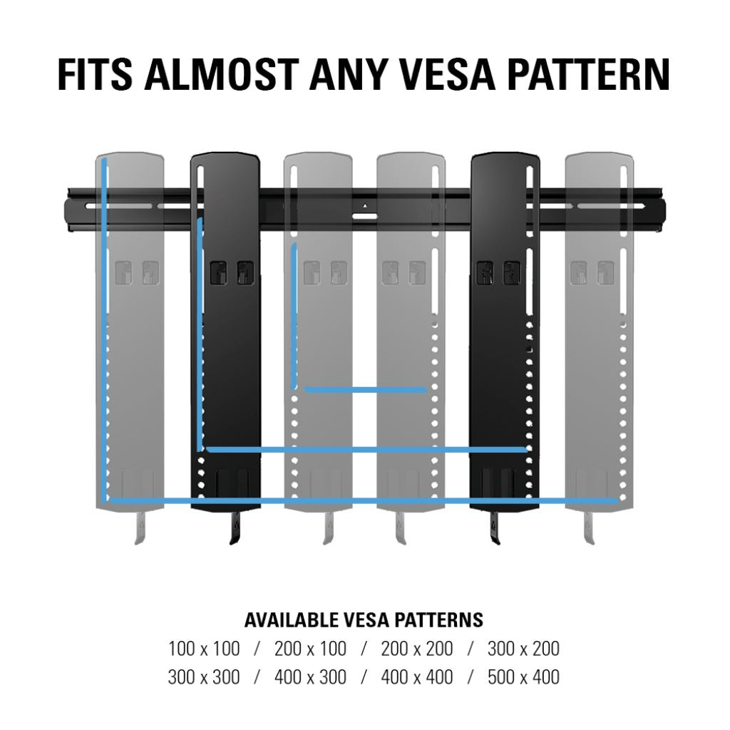Sanus VLT16 Super Slim Tilting Wall Mount for 51″–80″ Flat Panel TVs up to 57Kg TV Brackets Sanus