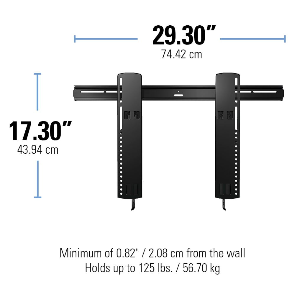 Sanus VLT16 Super Slim Tilting Wall Mount for 51″–80″ Flat Panel TVs up to 57Kg TV Brackets Sanus