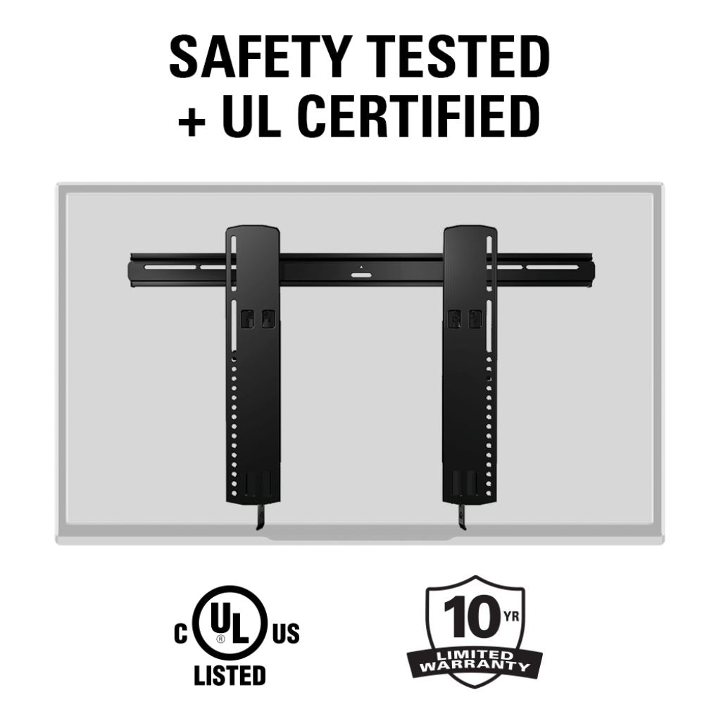 Sanus VLT16 Super Slim Tilting Wall Mount for 51″–80″ Flat Panel TVs up to 57Kg TV Brackets Sanus