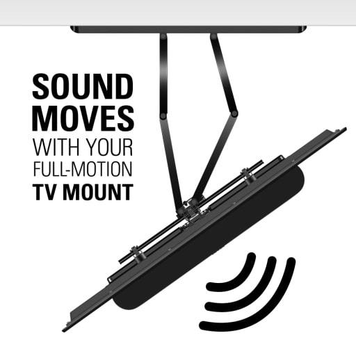 Sanus WSSBM1 TV Mount For Sonos Beam Soundbar Speaker Brackets & Stands Sanus